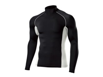 High-Neck Long Sleeve Base Layer Top