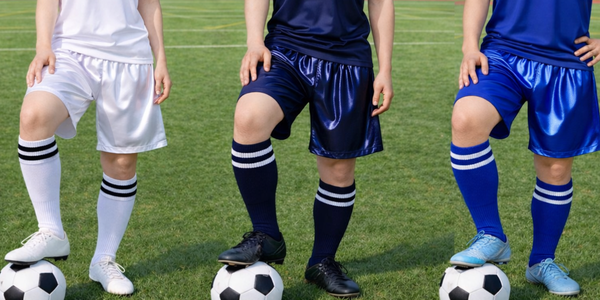 2本ラインサッカーソックス P12